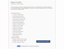 Tablet Screenshot of gmailnotifier.com